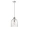 Z-Lite Pearson 1 Light Pendant, Polished Nickel And Clear Seedy 817-9PN - alternate 2
